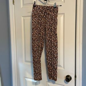 Aerie Offline Real Me Crossover Leopard/Cheetah Print Leggings